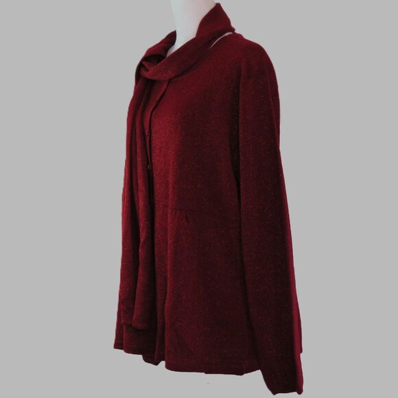 Susan Graver Women's Long Sleeve Button Up Embellished Sweater Size 1X (C896) - Picture 4 of 7